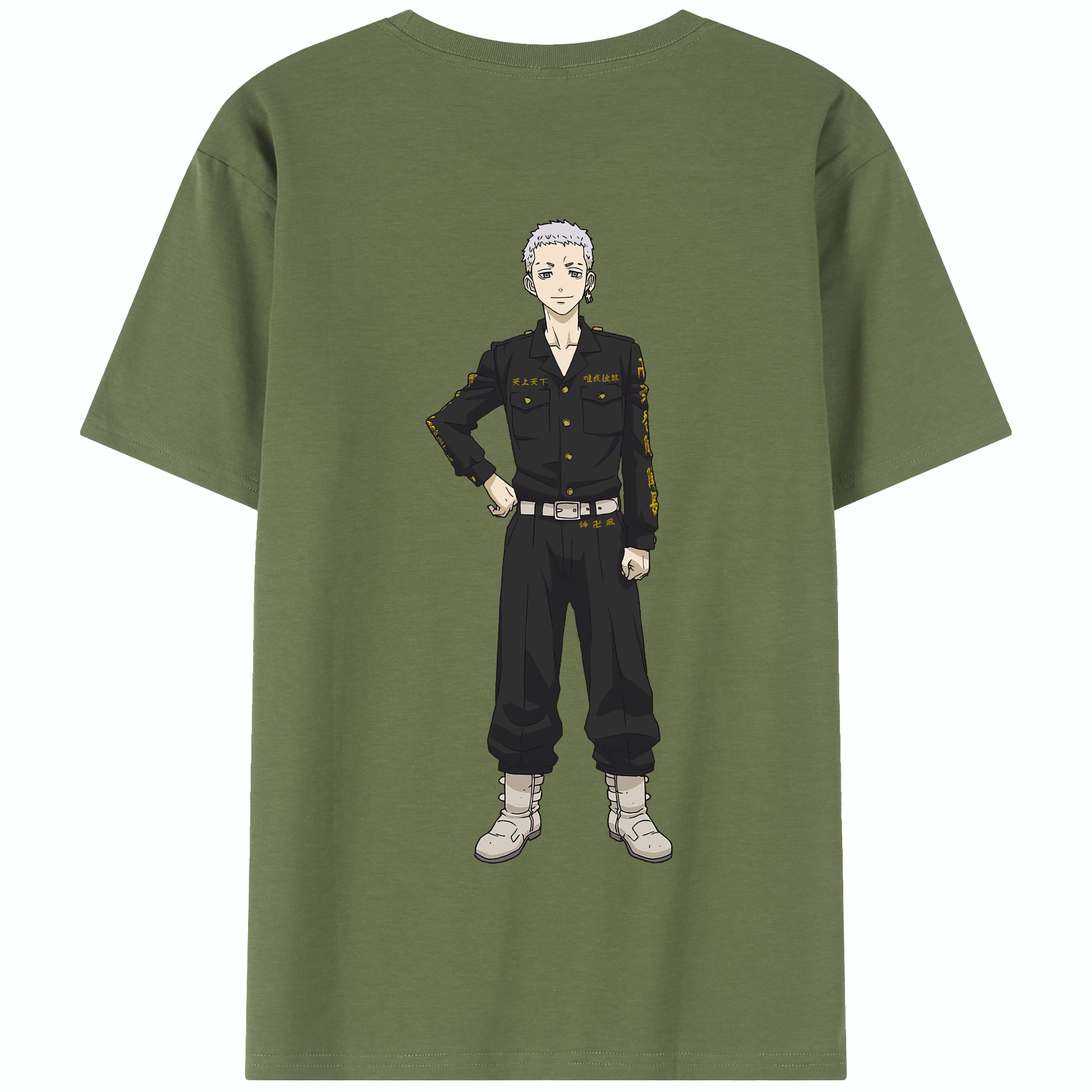（画像用） 東京リベンジャーズ Tokyo Revengers 綿100％半袖Tシャツ（背面プリント）